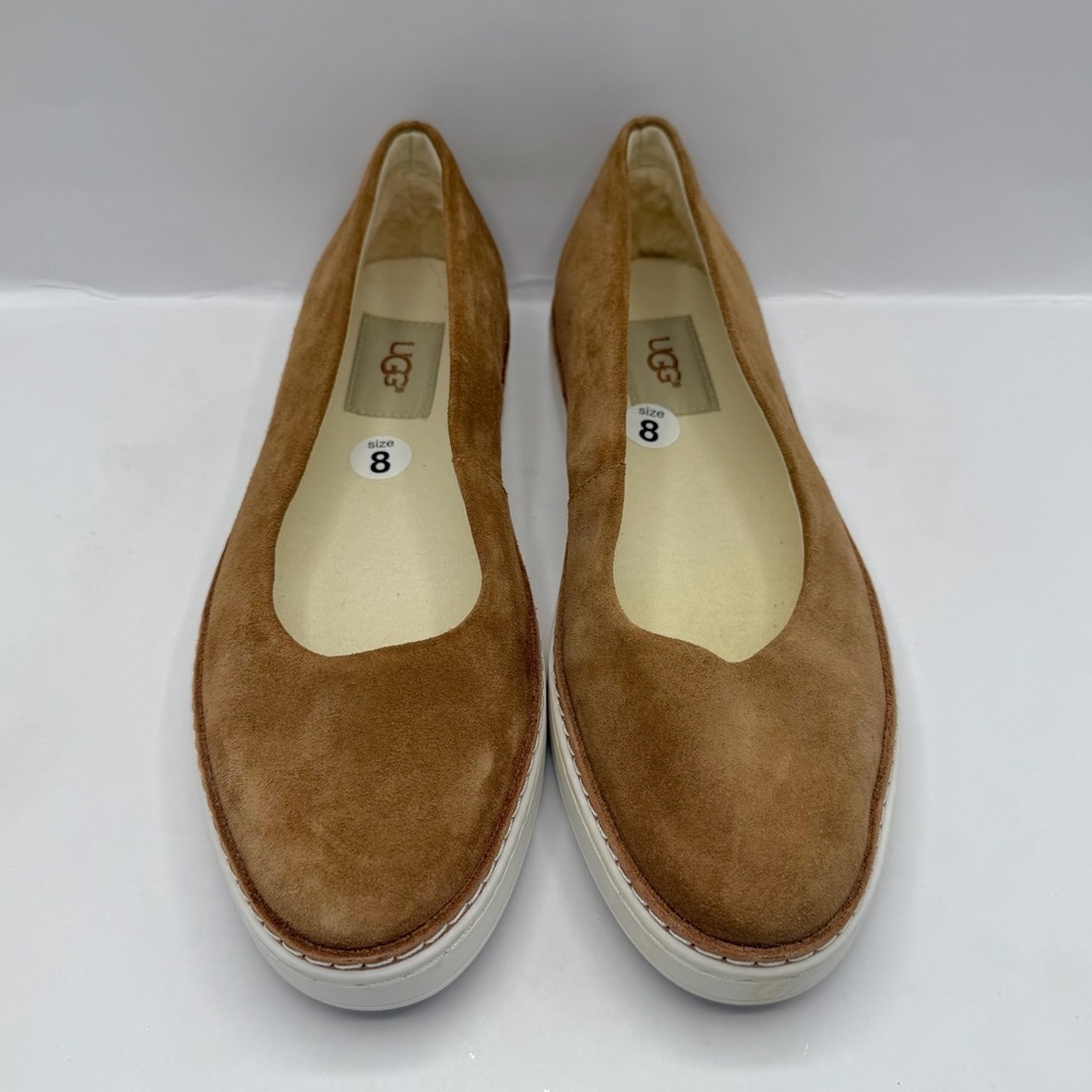 UGG Kammi Chestnut Suede Slip On Loafers Women's Size 8 US Brand New Never Worn - Picture 4 of 9